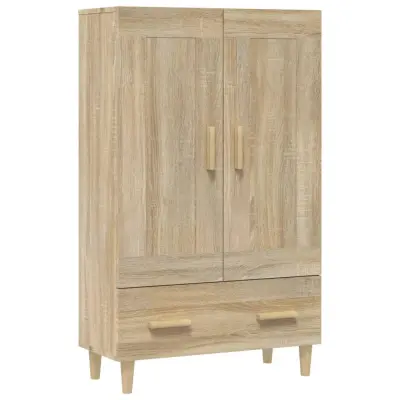 vidaXL Visoka omarica sonoma hrast 70x31x115 cm inženirski les