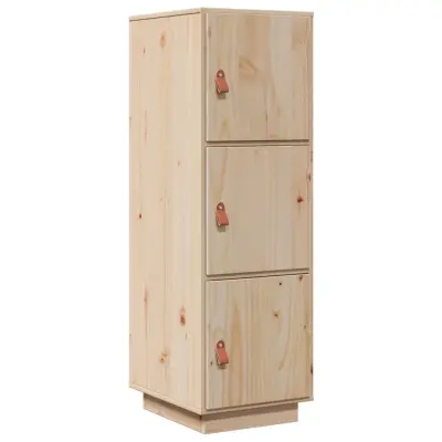 vidaXL Visoka omara 34x40x108,5 cm trdna borovina