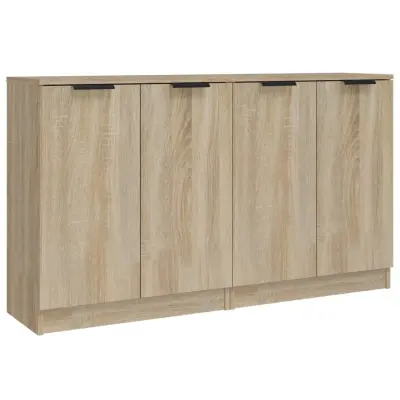 vidaXL Komoda 2 kosa sonoma hrast 60x30x70 cm konstruiran les