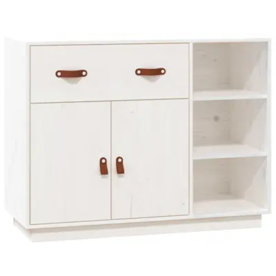 vidaXL Komoda 98,5x40x75 cm trdna borovina