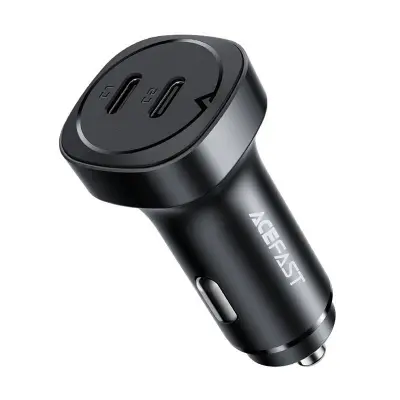 Avtopolnilec Acefast B2, 72W, 2x USB-C (črn)