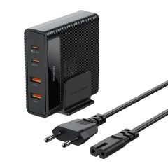 Polnilna postaja GaN 100W Mcdodo CH-1802, 2x USB-C, 2x USB-A (črna)
