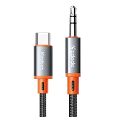 Kabel Mcdodo CA-0820 USB-C na 3,5 mm AUX mini jack, 1,2 m (črn)