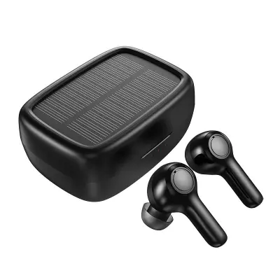 Slušalke TWS Choetech Solar sport (črne)