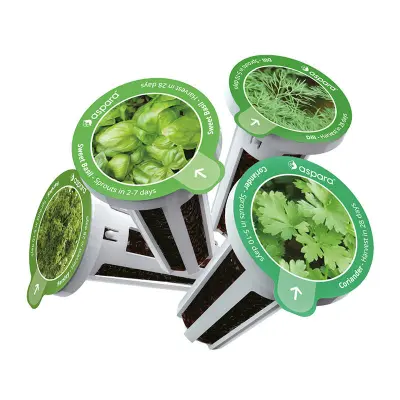 Seed kit pack aspara by GrowGreen - zelišča