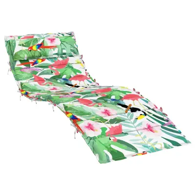 vidaXL Blazina za ležalnik večbarvna 180x60x4 cm oxford tkanina