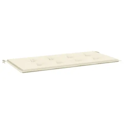 vidaXL Blazina za vrtno klop krem 120x50x3 cm oxford tkanina