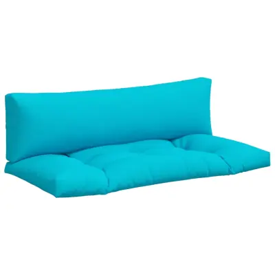 vidaXL Blazina za palete 2 kosa turkizno oxford blago