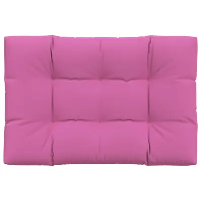 vidaXL Blazina za kavč iz palet roza 120x80x12 cm blago