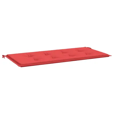 vidaXL Blazina za vrtno klop rdeča 120x50x4 cm oxford tkanina