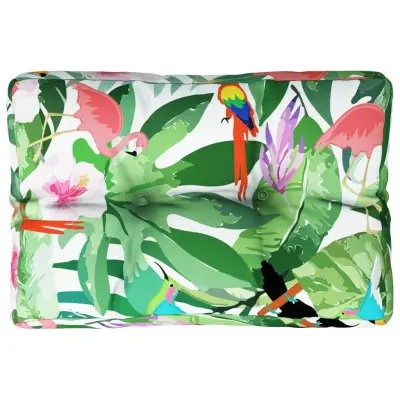 vidaXL Blazina za palete večbarvna 50x40x12 cm blago