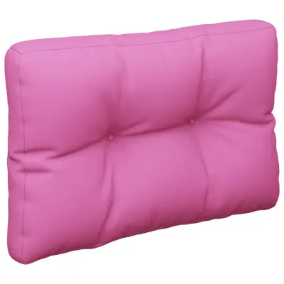 vidaXL Blazina za palete roza 60x40x12 cm blago
