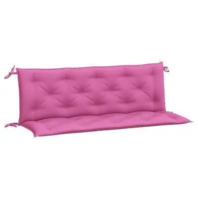 vidaXL Blazina za vrtno klop 2 kosa roza 150x50x7 cm blago