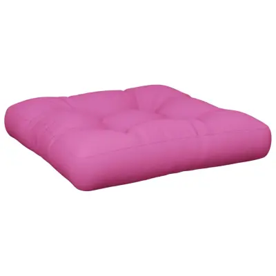 vidaXL Blazina za palete roza 60x60x12 cm blago