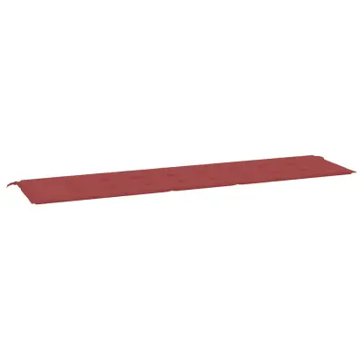 vidaXL Blazina za vrtno klop vinsko rdeča 200x50x4 cm oxford tkanina