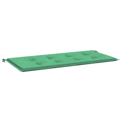vidaXL Blazina za vrtno klop zelena 120x50x4 cm oxford tkanina
