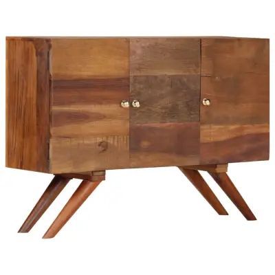vidaXL Komoda rjava trden predelan les 110x30x75 cm