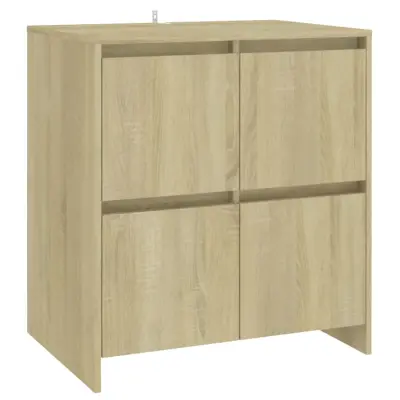 vidaXL Komoda sonoma hrast 70x41x75 cm inženirski les