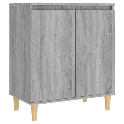 vidaXL Komoda siva sonoma 60x35x70 cm konstruiran les