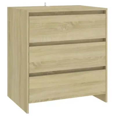 vidaXL Komoda sonoma hrast 70x41x75 cm iverna plošča
