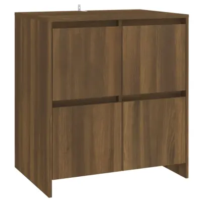 vidaXL Komoda rjavi hrast 70x41x75 cm inženirski les