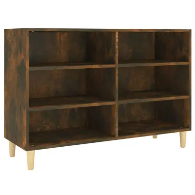 vidaXL Komoda dimljeni hrast 103,5x35x70 cm inženirski les
