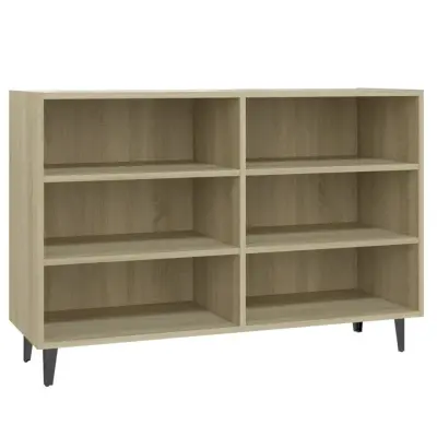vidaXL Komoda sonoma hrast 103,5x35x70 cm iverna plošča