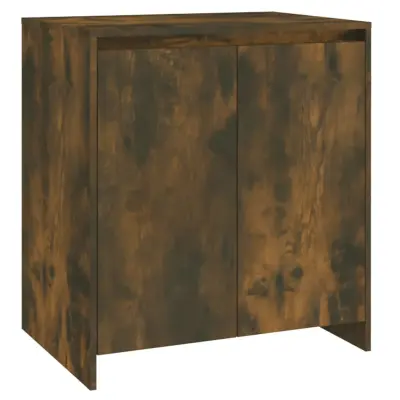 vidaXL Komoda dimljeni hrast 70x41x75 cm inženirski les