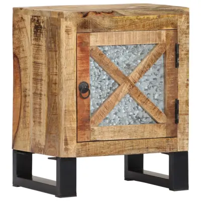 vidaXL Nočna omarica 40x30x50 cm trden mangov les