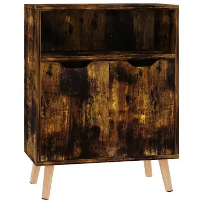 vidaXL Komoda dimljeni hrast 60x30x72 cm inženirski les