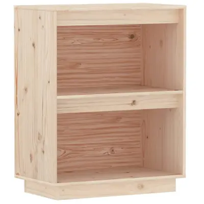 vidaXL Konzolna omarica 60x34x75 cm trdna borovina