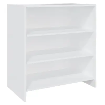 vidaXL Komoda bela 70x40,5x75 cm iverna plošča