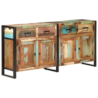vidaXL Komoda 172x35x80 cm trden predelan les