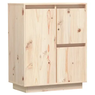 vidaXL Komoda 60x34x75 cm trdna borovina
