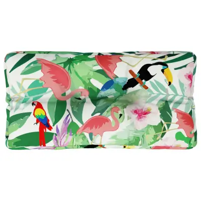 vidaXL Blazina za palete večbarvna 80x40x12 cm blago