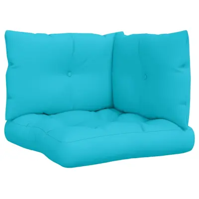 vidaXL Blazina za palete 3 kosi turkizno oxford blago