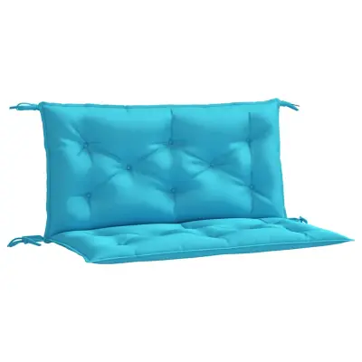 vidaXL Blazina za vrtno klop 2 kosa turkizna 100x50x7 cm blago