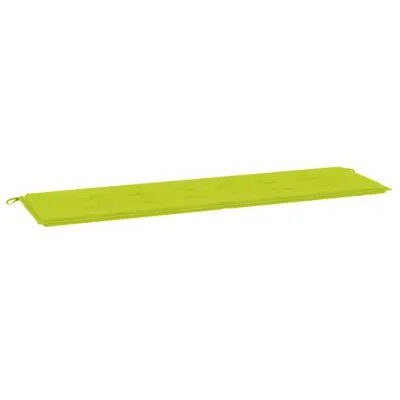 vidaXL Blazina za vrtno klop svetlo zelena 180x50x3 cm oxford tkanina