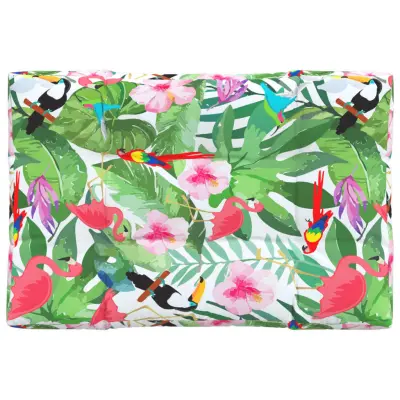 vidaXL Blazina za kavč iz palet večbarvno blago 120x80x12 cm