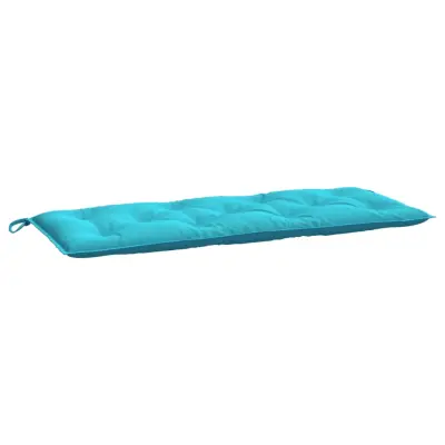 vidaXL Blazina za vrtno klop turkizna 120x50x7 cm blago