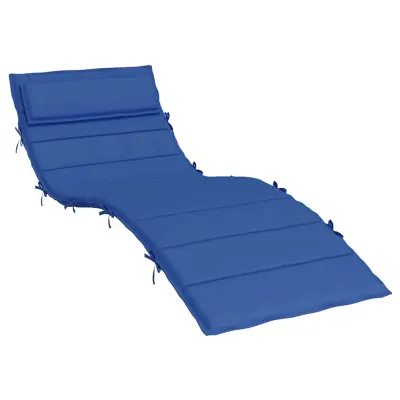 vidaXL Blazina za ležalnik kraljevsko modra 180x60x4 cm oxford tkanina