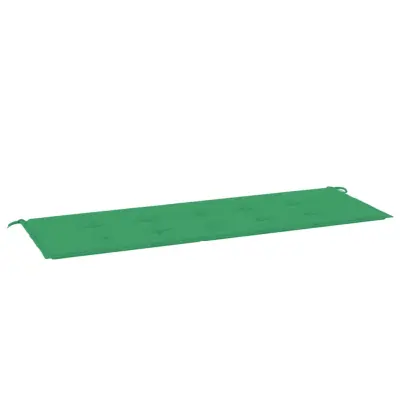 vidaXL Blazina za vrtno klop zelena 150x50x3 cm oxford tkanina