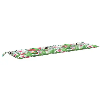 vidaXL Blazina za vrtno klop večbarvna 200x50x7 cm blago