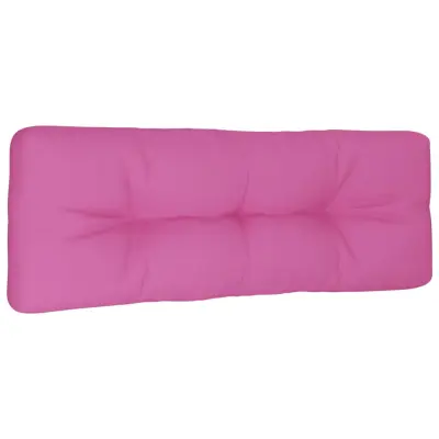 vidaXL Blazina za palete roza 120x40x12 cm blago