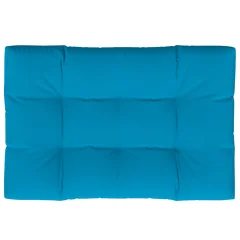 vidaXL Blazina za kavč iz palet modra 120x80x12 cm
