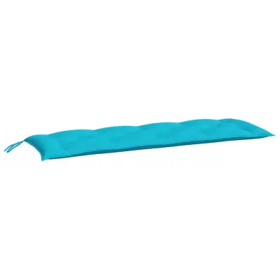 vidaXL Blazina za vrtno klop turkizna 150x50x7 cm oxford tkanina