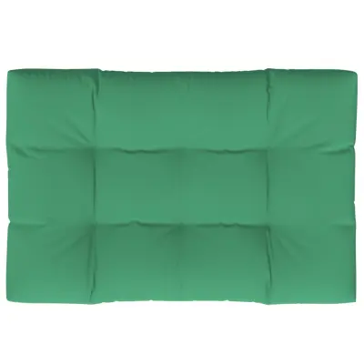 vidaXL Blazina za palete zelena 120x80x12 cm blago