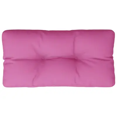 vidaXL Blazina za palete roza 70x40x12 cm blago