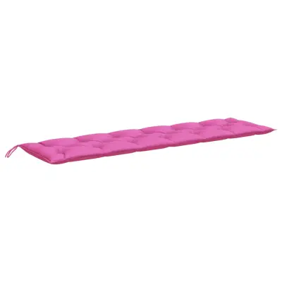 vidaXL Blazina za vrtno klop roza 200x50x7 cm blago