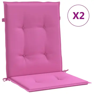 vidaXL Blazine za stole 2 kosa roza blago